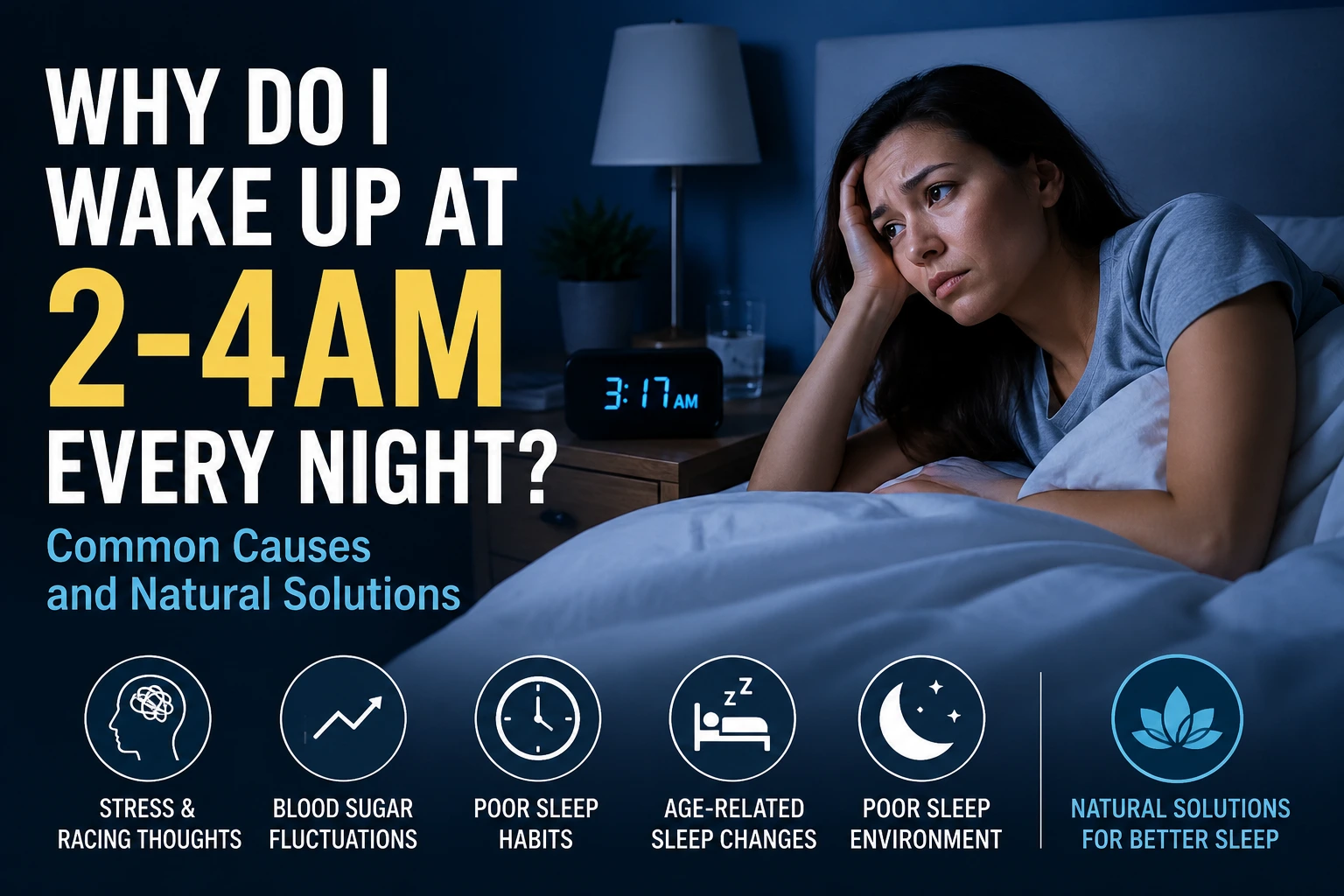 Why Do I Wake Up At 2-4AM Every Night? Common Causes Of Nighttime Wakeups And Poor Sleep Quality